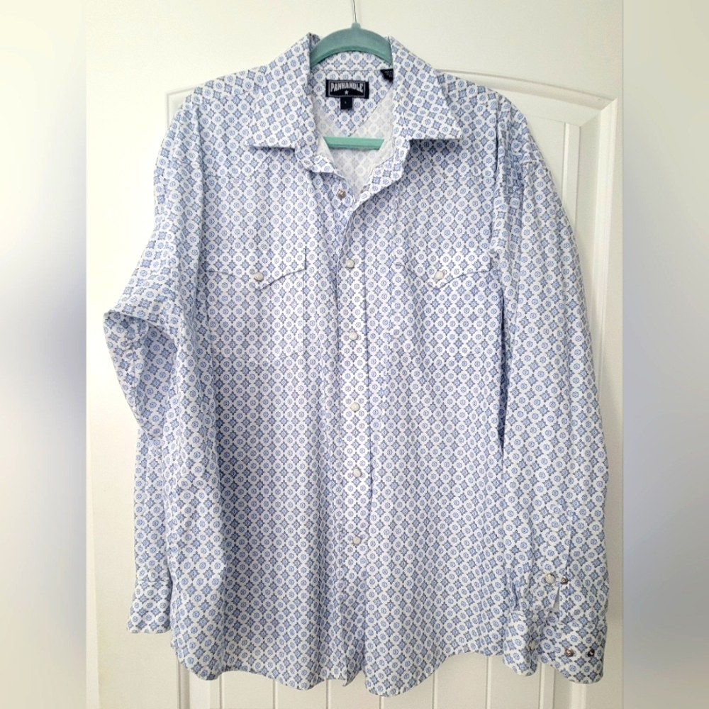 Panhandle Blue Patterned Shirt